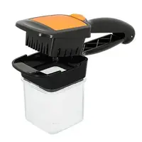 Пристрій для нарізання овочів SUNROZ Nicer Dicer Quick овочерізка 5 в 1 Чорно-жовтогарячий 3397