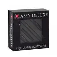 Шланг силиконовый Amy с алюминиевым мундштуком (S238-set in Box) - Черный