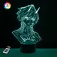 3D ночник "Юто"(УВЕЛИЧЕННОЕ ИЗОБРАЖЕНИЕ)+ пульт ДУ + сетевой адаптер + батарейки (3ААА)  3DTOYSLAMP