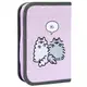 Пенал твердый одинарный с двумя клапанами YES HP-04 Pusheen Delicacy 533741 4х13х21 см