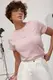 Однотонна приталена футболка з написом Everything - пудра цвет, ONE SIZE