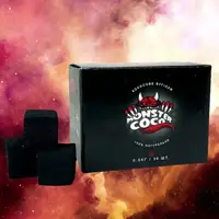 Натуральне кокосове вугілля Monster Coco для кальяну: 0,5 кг, 36 штук в упаковці