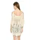 Туника пляжная из мягкого гипюра 5162-white-XL белая