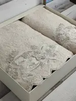 Pupilla 2в1 Vanetta gul бамбуковые полотенца.Турция.
