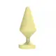 Анальный плаг Large Luv Heart Plug Yellow