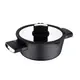Кастрюля с крышкой Bergner Ion BG-35800-BK 20 см 2 л черная