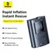 Портативный компрессор BASEUS GoTrip VA1 Super Mini Wired Inflator 22-Cylinder