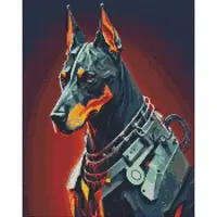 Алмазная мозаика "Верный страж" 40х50 см