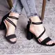 Женские босоножки Fashion Babers 2748 40 размер 25,5 см Черный