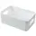 Корзина с ручками для хранения вещей Stenson TD-00915-L 34х27х8 см белая
