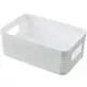 Корзина с ручками для хранения вещей Stenson TD-00915-L 34х27х8 см белая