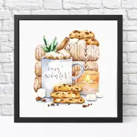 Постер в рамке Cosy winter 30x30 см (KMT_23M001)