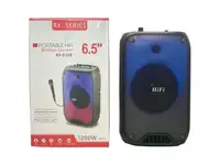 Портативная музыкальная колонка с подсветкой Bluetooth RX-6168 10W с микрофоном