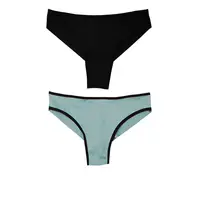 Набір жіночих трусиків Vivioji TRW-20-4 (2 шт.) р.XL black/olive (13788)