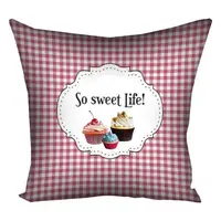 Подушка c принтом габардиновая So sweet life! 50x50 (5P_SWE013)