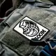 Набор шевронов 2 шт с липучкой BOOM, светящиеся в темноте, 5,4х8 см, вышитый патч нашивка