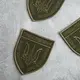 Шеврон с липучкой Служба озброєння Херсонськой області 7х8 см хаки вышитый патч нашивка