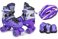 Комплект квадов с защитой Scale Sport. Violet (размер 34-37) 1640867172