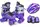 Комплект квадов с защитой Scale Sport. Violet (размер 34-37) 1640867172
