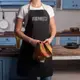 Фартук "#яжпринцесса", Черный, русский