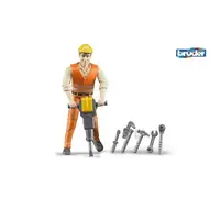 Фигурка Bruder Строитель 11 см с аксессуарами (60020)