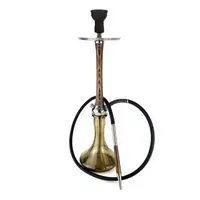 Кальян на 1 персону из дерева и нержавеющей стали Кальян на 1 трубку Totem Hookah Idol Brushed Traditional