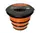 Відро силіконове з кришкою Forrest Folding ORANGE 10L (FFB10O-C)