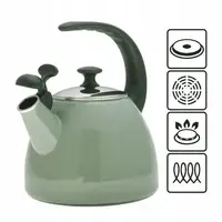Чайник із свистком Kamille KM-1040A 2.5 л бірюзовий