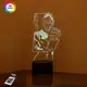 3D ночник "Себастьян Михаэлис 3" (УВЕЛИЧЕННОЕ ИЗОБРАЖЕНИЕ)  + пульт ДУ + сетевой адаптер + батарейки (3ААА)
