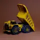 Коллекционная модель-конструктор Metal Time Quarry Transporter механический карьерный самосвал MT014