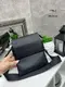 Черная мужская сумка премиум качества под клапаном на магнитах на два отделения – 20х24 см 1786-2