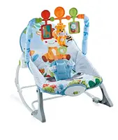 Детский шезлонг Rocker 897 музыкальная подвеска регулируемая спинка. Multicolor (179674)