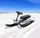 Детские санки - снегокат Snow Racer с рулем, передним амортизатором и ножным тормозом · Сани управляемые до 30 кг