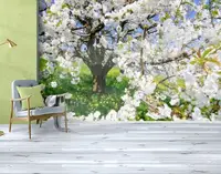 Фотообои текстурированные, виниловые Цветы, 250х380 см, fo01inV_fl13118