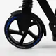 Двухколесный самокат Best Scooter складной, амортизатор, стоп сигнал. Black and blue (105431)
