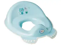 Накладка дитяча м`яка антиковзка на сидіння унітазу DOG&CAT light blue