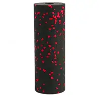 Массажний ролик (ролер) гладкий PowerPlay PP-4346 Mini EPP Foam Roller Чорно/Червоний (15x5,3см.)