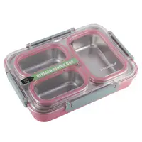 Ланч-бокс пищевой Kamille KM-2146RZ 1200 мл розовый