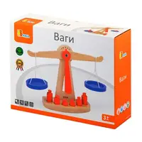 Дерев'яні ваги Viga Toys з гирями (50660)