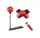 Боксерський набір Sport Set ZG 0-468 груша рукавички насос. Black and Red (163053)
