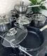 Набор кухонной посуды из нержавеющей стали на 12 предметов Rainberg
