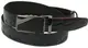Мужской кожаный ремень под брюки Skipper 1079-35 черный 3,5 см