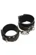 Оковы Leather Dominant Leg Cuffs, Black кожа