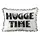 Подушка из мешковины с помпонами Hugge time 45x32 см (43PHBP_19NG001)