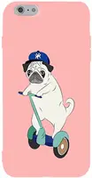 Чехол-накладка TOTO Matt TPU 2mm Print Case Apple iPhone 6/6s #2 Dog Skate Pink