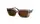 Женские солнцезащитные очки polarized, прозрачная оправа в коричневом цвете P370-4