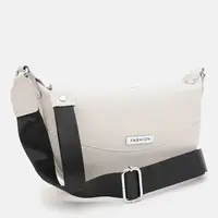 Женская кожаная сумка Borsa Leather K12242w-white