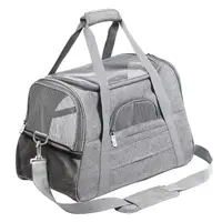 Сумка - переноска для кошек и собак 44х28х25 CosmoPet CP-39 Gray