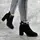 Ботильоны женские Fashion Magnolia 2371 40 размер 25,5 см Черный
