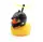 Автомобильная утка с шлемом и креплением Funny Ducks Black Iron Man 5179